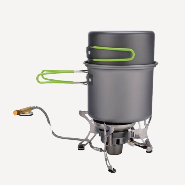 Газовый МФУ Комплект BRS-T15A 1.9кВт (Тёмно-Серый, Посуда 1,2л+0,75л)